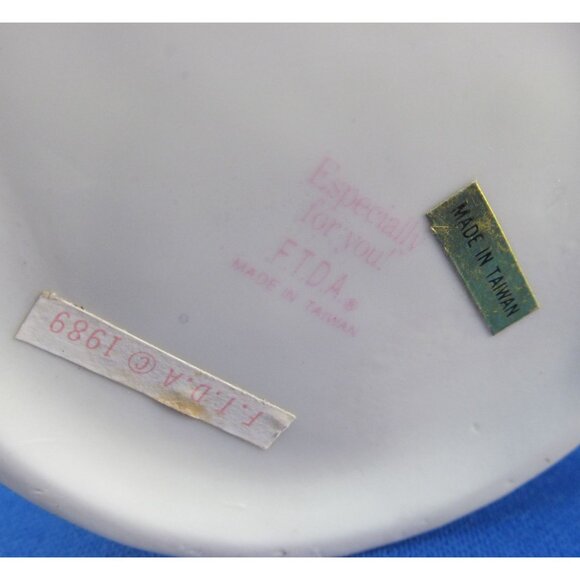 Vintage Lusterware Jack in the Pulpit "Calla Lily" Vase Signed F.T.D.A - Picture 8 of 11